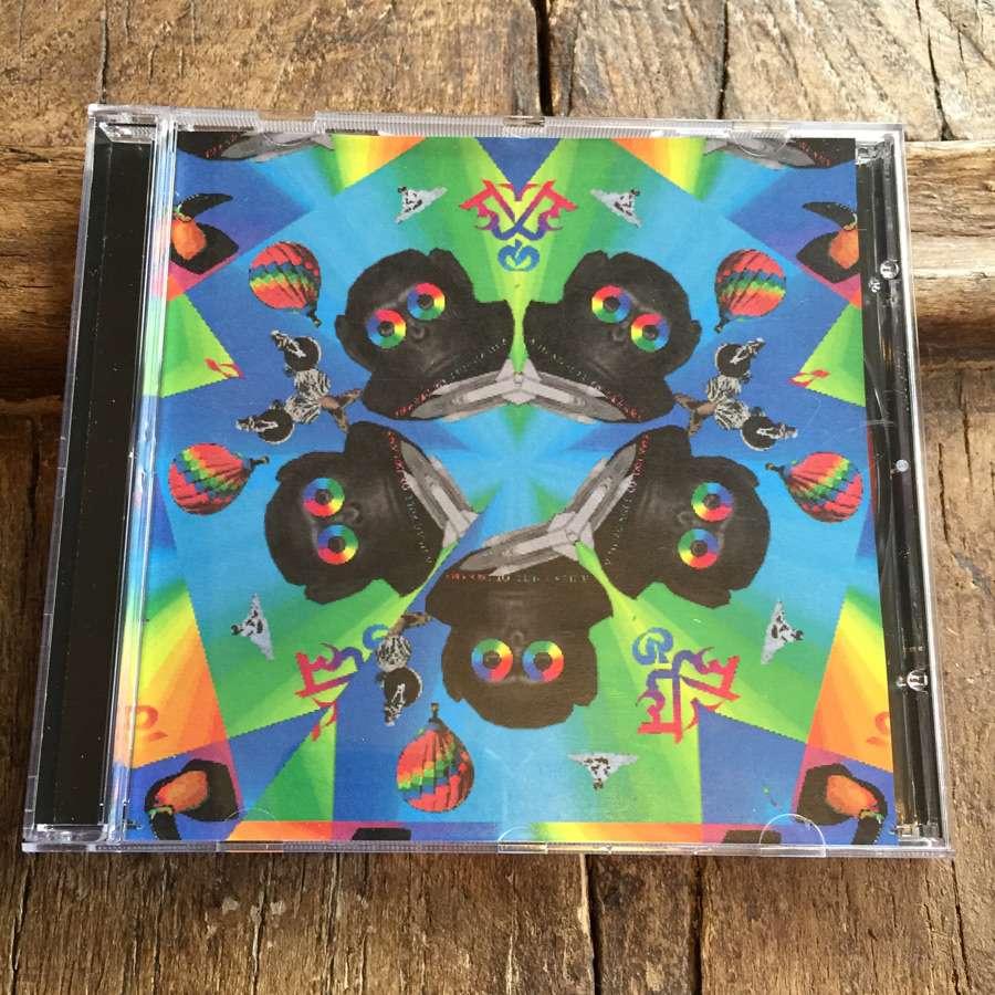 The same cover as the emailed PDF, printed to CD size and put in a jewel case. Posted by Coldplay on launch night.
