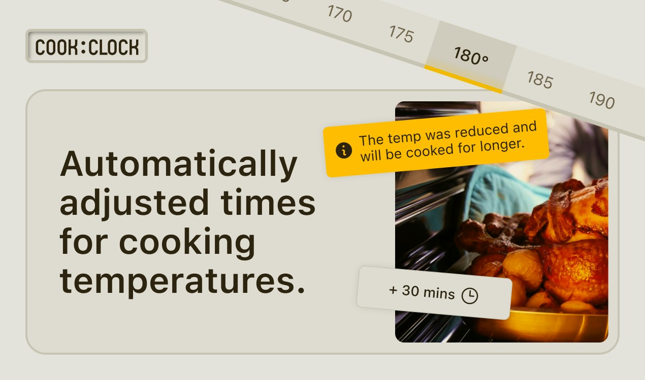 When two dishes want different temperatures in one oven, the plan compromises and says so.