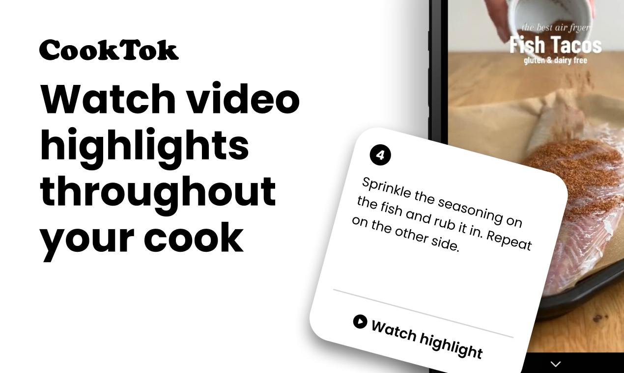 Each step links back to its moment in the original video.